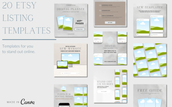20 Etsy Listing Templates Grey: A Game-Changer for Digital Sellers