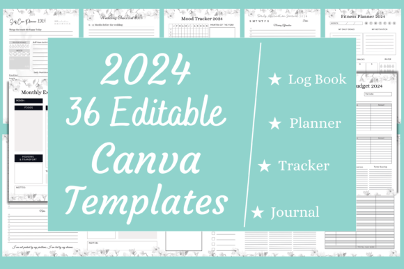36 Editable Canva Templates for Your 2024 KDP Publishing Projects