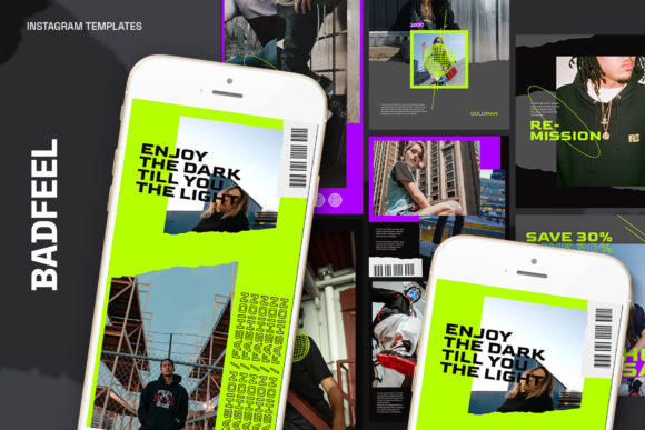 Elevate Your Aesthetic: Mastering Badfeel Instagram Templates