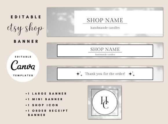 Elevate Your Brand with Modern Etsy Shop Banner Templates