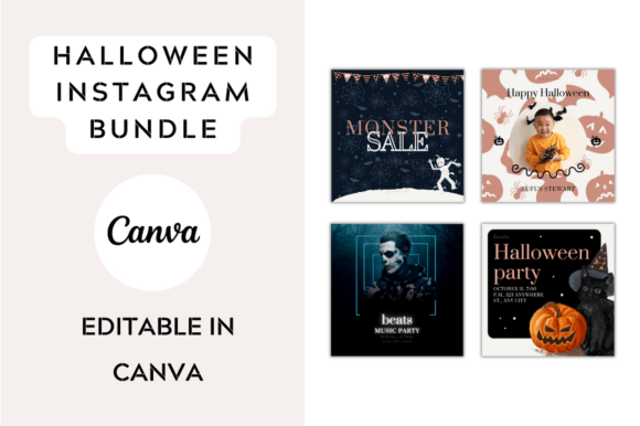 Halloween Instagram Editable Templates: Your Shortcut to Spooky Season Content