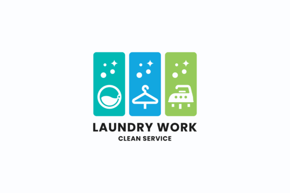 Laundry Work Pro Logo Templates: A Fresh Approach to Branding