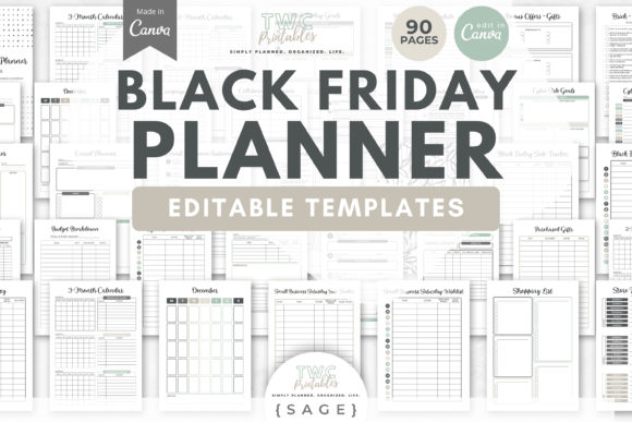 Master Your Sales Strategy with Black Friday Planner Canva Templates
