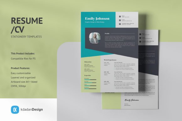 Mastering Modern Resume Design with PSD Templates Vol 184