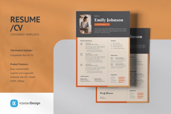 Modernizing Your Career: A Look at Resume/CV PSD Design Templates Vol 187