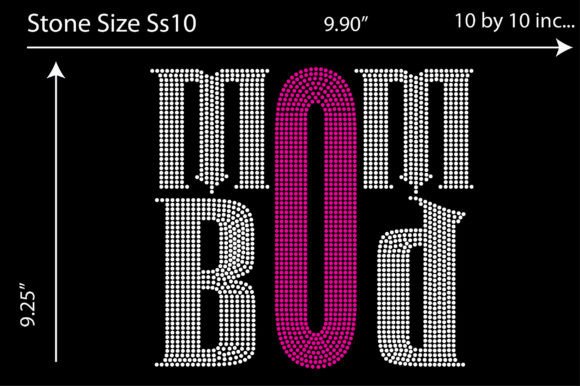 MOM, Rhinestone Templates Design: A Bold Creative Asset