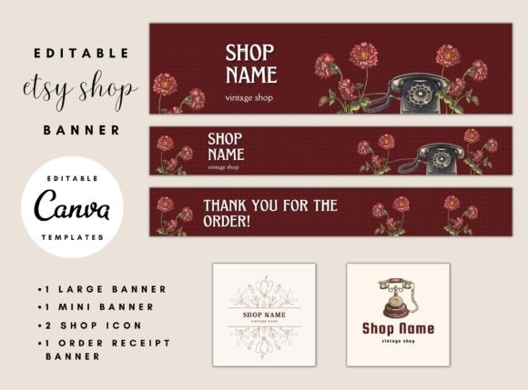 Revitalize Your Etsy Shop with Vintage Banner Templates