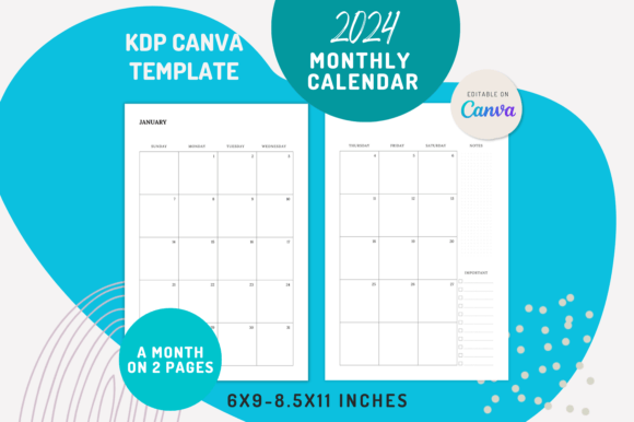 Streamline Your 2024 Planning with These Canva Calendar Templates