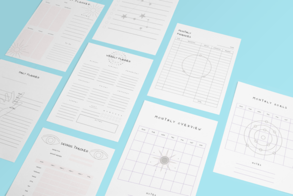 Streamline Your Cosmic Brand with Astrology Canva Planner Templates