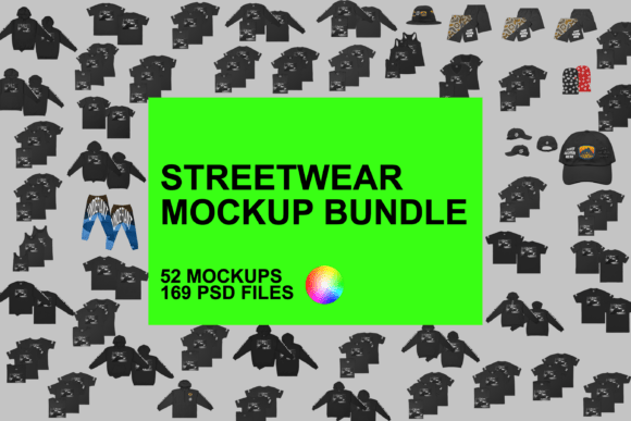 Unlock Professional Branding with Streetwear Mockup Bundle Templates